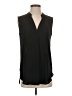Ann Taylor LOFT 100% Polyester Black Sleeveless Blouse Size XS - photo 1