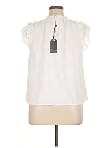 Cotton Bleu Sleeveless Blouse (view 2)