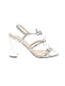 J.Crew Graphic White Gray Sandals Size 8 - photo 1