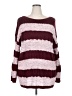BLOOMCHIC Stripes Burgundy Pullover Sweater Size 18 - 20 - photo 1