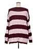 BLOOMCHIC Stripes Burgundy Pullover Sweater Size 18 - 20 - photo 2
