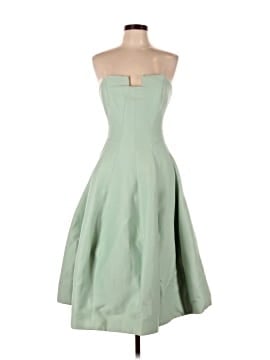 halston heritage dress green Bright Green Gala Gown main image 1