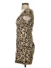 About Us 100% Polyester Animal Print Tan Cocktail Dress Size XXS - photo 5