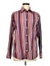 Claiborne Stripes Burgundy Long Sleeve Button-Down Shirt Size M (estimated) - photo 1