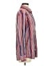 Claiborne Stripes Burgundy Long Sleeve Button-Down Shirt Size M (estimated) - photo 4
