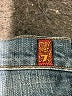 7 For All Mankind Chevron-herringbone Blue Jeans Size 27 waist - photo 6