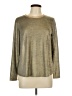 Ivy Jane 100% Polyester Metallic Gold Long Sleeve Top Size L - photo 1