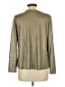 Ivy Jane 100% Polyester Metallic Gold Long Sleeve Top Size L - photo 2