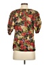 The Great. 100% Polyester Gold Short Sleeve Blouse Size Sm (1) - photo 2