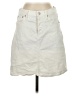 J.Crew Solid White Denim Skirt Size 27 waist - photo 1