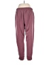 Avia Solid Burgundy Track Pants Size L - photo 2