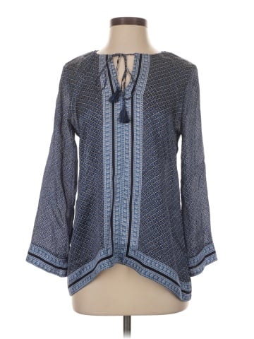 Calypso St. Barth 3/4 Sleeve Silk Top (view 1)