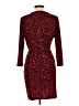 MICHAEL Michael Kors Animal Print Red Casual Dress Size L - photo 2