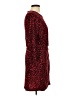 MICHAEL Michael Kors Animal Print Red Casual Dress Size L - photo 4
