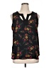 Spense 100% Polyester Black Sleeveless Blouse Size XL - photo 1