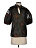 Ted Baker London Black Short Sleeve Blouse Size 4 (1) - photo 1