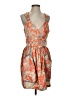 Hype Paisley Orange Cocktail Dress Size 8 - photo 1