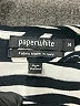 PaperWhite 100% Cotton Silver Black Long Sleeve Blouse Size 14 - photo 6