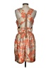 Hype Paisley Orange Cocktail Dress Size 8 - photo 2