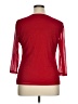 Alfani 100% Nylon Red 3/4 Sleeve Top Size XL - photo 2