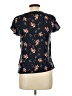 Vero Moda 100% Viscose Black Short Sleeve Blouse Size L - photo 2