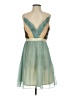Ryu 100% Polyester Green Cocktail Dress Size S - photo 1