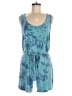 Beach Break Tie-dye Teal Romper Size M - photo 1
