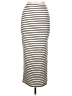 Shein Stripes Ivory Casual Skirt Size L - photo 1