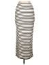 Shein Stripes Ivory Casual Skirt Size L - photo 2