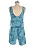 Beach Break Tie-dye Teal Romper Size M - photo 2