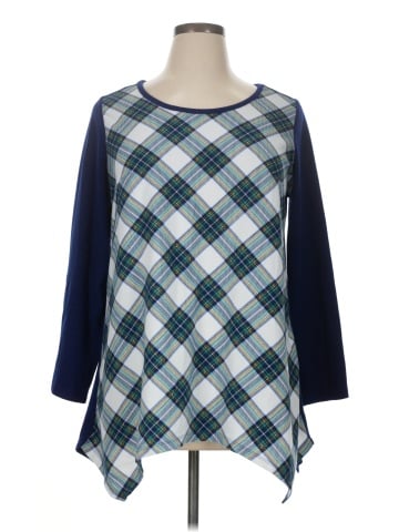 Karen Brooks 3/4 Sleeve Top (view 1)