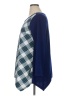 Karen Brooks Argyle Blue 3/4 Sleeve Top Size 1X - photo 5