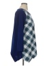 Karen Brooks Argyle Blue 3/4 Sleeve Top Size 1X - photo 4