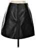 Gap Solid Black Faux Leather Skirt Size 2 - photo 2