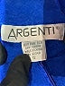 Argenti 100% Silk Blue Silk Skirt Size 12 - photo 3