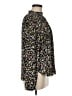 Ann Taylor LOFT 100% Polyester Floral Black Long Sleeve Blouse Size M - photo 4