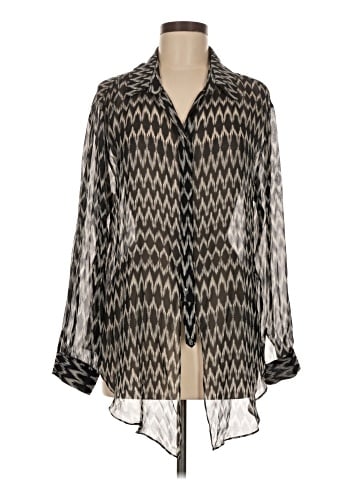 Rory Beca Long Sleeve Silk Top (view 1)