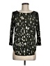 Weston 100% Polyester Black 3/4 Sleeve Blouse Size M - photo 1