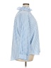 Pomander Place Stripes Blue Long Sleeve Blouse Size XXXL - photo 4