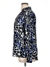 Jaclyn Smith 100% Polyester Animal Print Blue Long Sleeve Blouse Size XL - photo 5