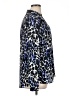 Jaclyn Smith 100% Polyester Animal Print Blue Long Sleeve Blouse Size XL - photo 4