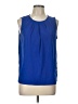 Shein 100% Polyester Blue Sleeveless Blouse Size L - photo 1