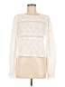 Zara Ivory Long Sleeve Blouse Size M - photo 1