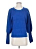 CeCe Solid Blue Pullover Sweater Size S - photo 1