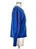CeCe Solid Blue Pullover Sweater Size S - photo 4