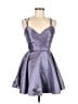 Assorted Brands Metallic Silver Cocktail Dress Size M (estimated) - photo 1
