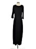 Peruvian Connection Solid Black Casual Dress Size S - photo 2