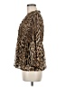 Assorted Brands Animal Print Brown Long Sleeve Blouse Size M - photo 5