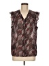 Noir 100% Polyester Brown Sleeveless Blouse Size M - photo 1