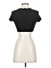 Shein Black Short Sleeve Turtleneck Size 4 - photo 2